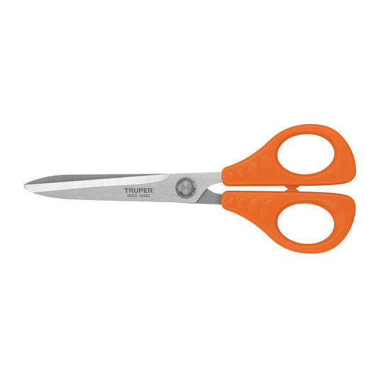 Tijera 8' de acero inoxidable para oficina, TRUPER Caja con 6, 18485