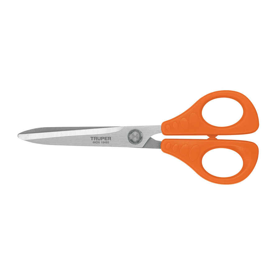 Tijera 8' de acero inoxidable para oficina, TRUPER Caja con 6, 18485