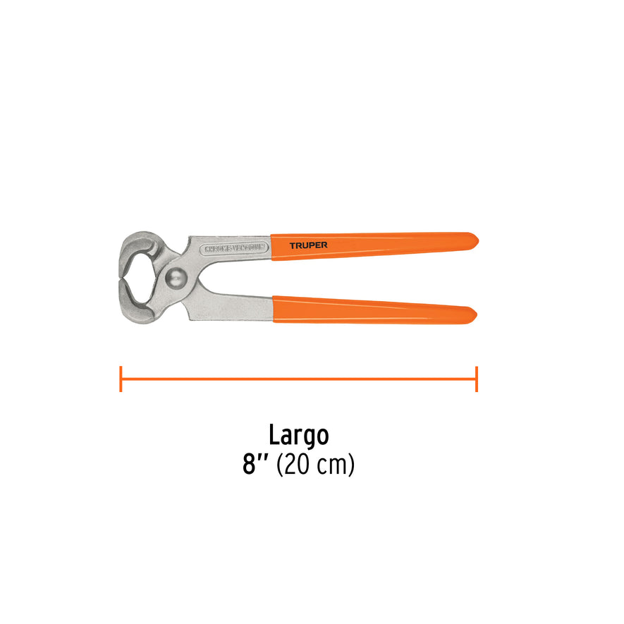 Tenaza para carpintero 8', Truper Caja con 3, 17380