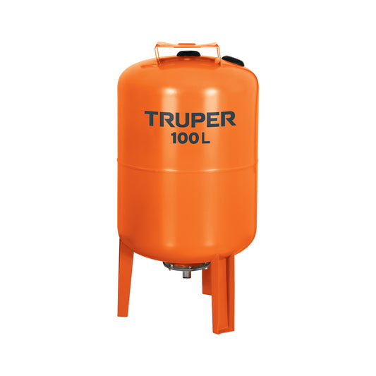 Tanque hidroneumático vertical, 100 litros, Truper, 13596
