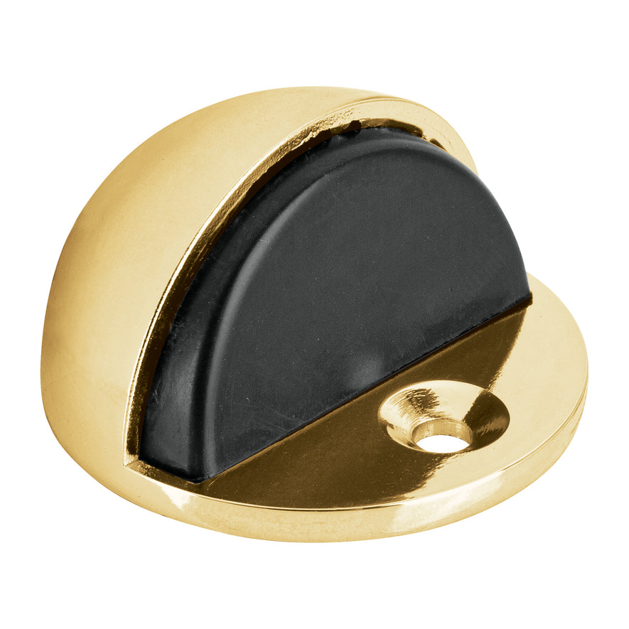 Tope tipo domo para puerta, acabado latón, Hermex Caja con 6, 43776