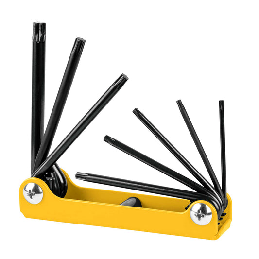 Juego de 8 llaves torx tipo navaja, lámina, a granel, PRETUL Caja con 6, 22725