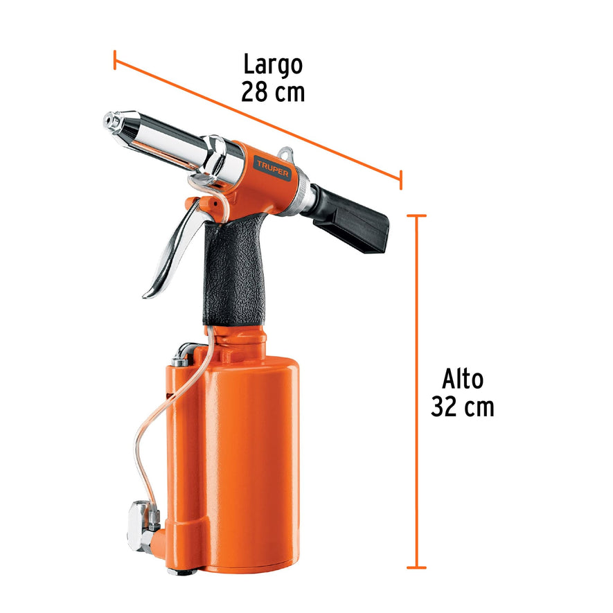 Remachadora neumática 1/4', Truper, 18241