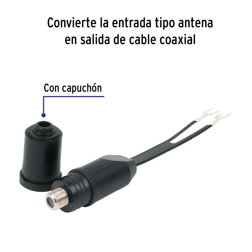 Transformador de impedancia para exteriores, Volteck Caja con 20, 48485
