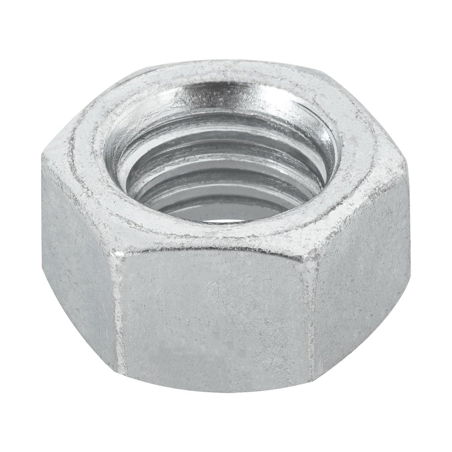 Blíster con 6 tuercas 1/2' hex de acero galvanizado, Fiero Caja con 12, 40758