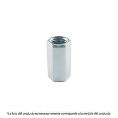 Bolsa con 5 tuercas cople, 1/4' acero galvanizado , FIERO Caja con 6, 40943