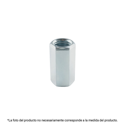 Bolsa con 5 tuercas cople, 3/16' acero galvanizado , FIERO Caja con 6, 40942