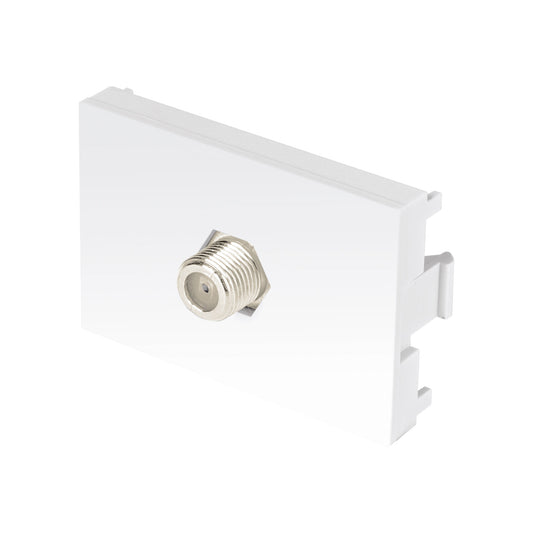 Toma de televisión blanco de 1.5 módulos, línea Lisboa Caja con 12, 47950