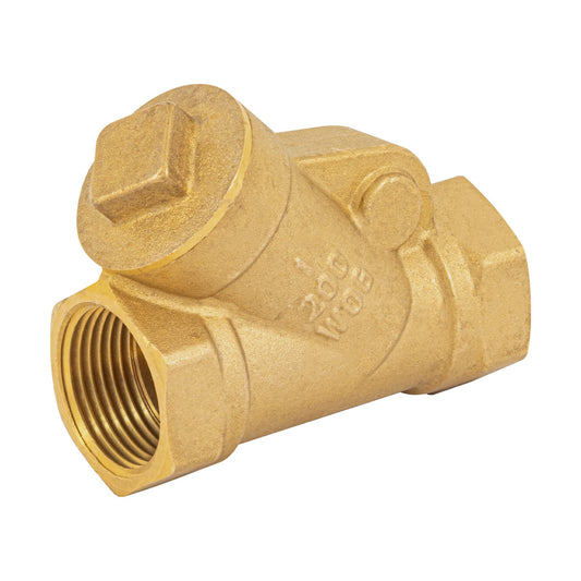Válvula check de latón de 1', Foset Caja con 6, 49078