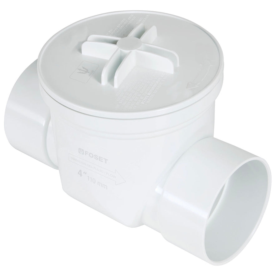 Válvula antirretorno de ABS de 4', Foset Caja con 8, 46468