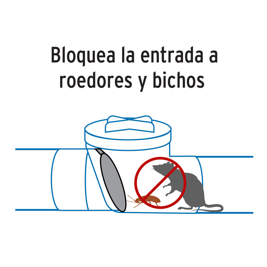 Válvula antirretorno de ABS de 4', Foset Caja con 8, 46468