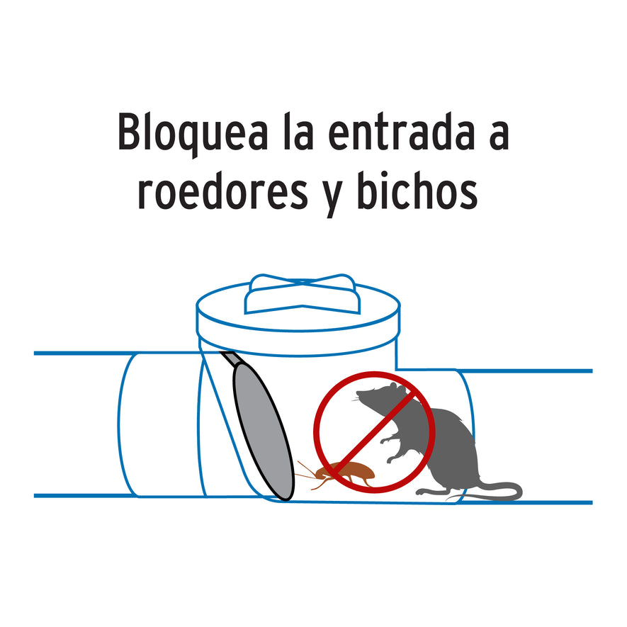 Válvula antirretorno de ABS de 6', Foset, 46469