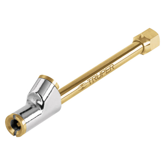 Inflador de cabeza doble, cuerda 1/4 NPT, Truper Caja con 6, 19089