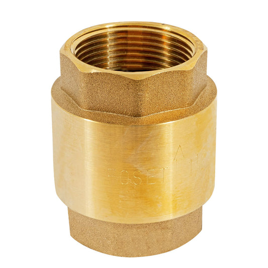 Válvula de retención de latón de 1 1/4', Foset Caja con 6, 49068