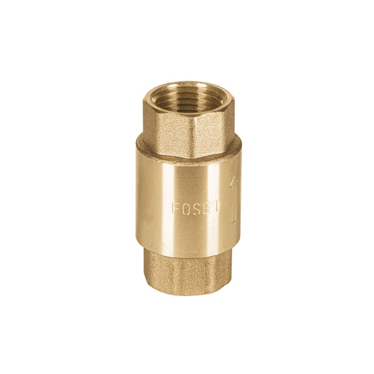Válvula de retención de latón de 1/2', Foset Caja con 6, 49065