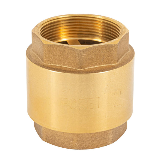 Válvula de retención de latón 2', Foset Caja con 3, 49070