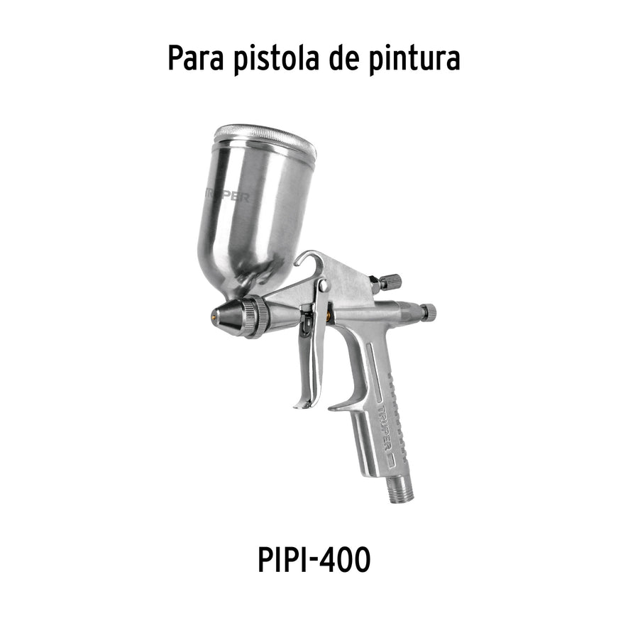 Vaso aluminio de repuesto para PIPI-400, TRUPER, 18069