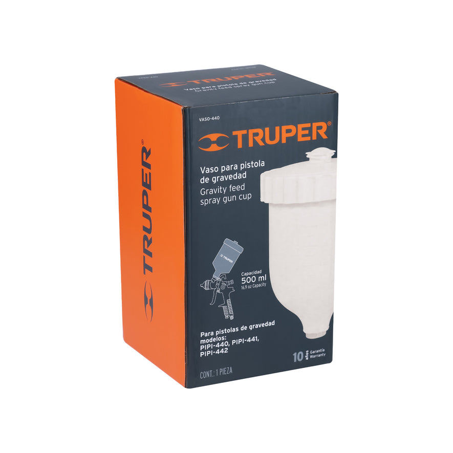 Vaso plástico de repuesto para PIPI-440/441/442, TRUPER, 18538