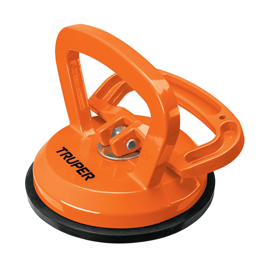 Ventosa de aluminio para vidrio, 1 copa de succión, Truper Caja con 3, 100760