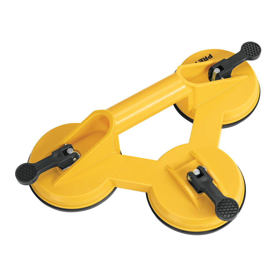 Ventosa de plástico para vidrio, 3 copas de succión, Pretul Caja con 2, 28028