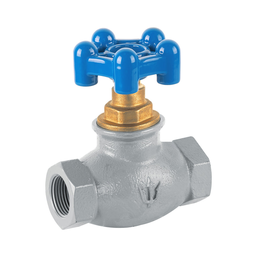 Válvula globo de hierro para gas LP,3/4', Foset Caja con 2, 47658