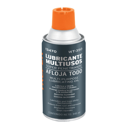 Lubricante multiusos en aerosol, 345ml (12oz), TRUPER Caja con 6, 13470