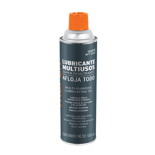 Lubricante multiusos en aerosol, 550ml (19oz), TRUPER Caja con 6, 13472