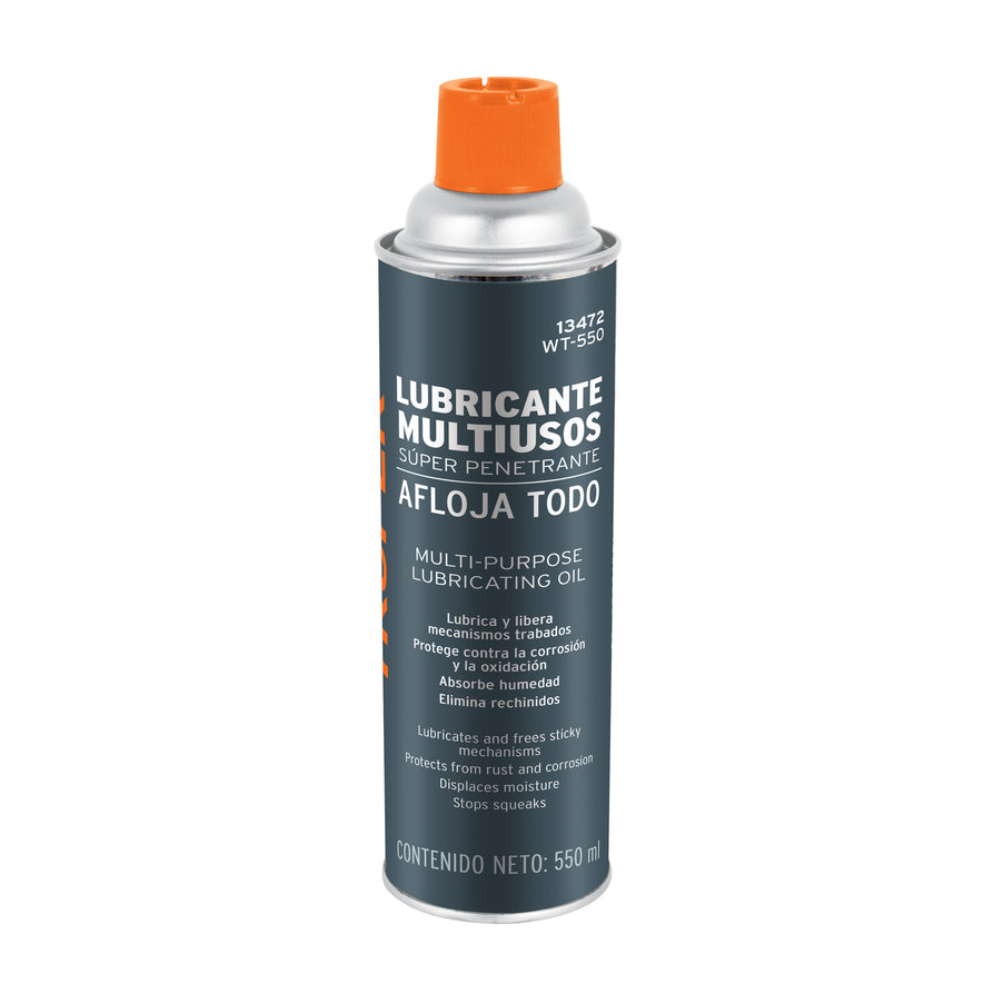 Lubricante multiusos en aerosol, 550ml (19oz), TRUPER Caja con 6, 13472