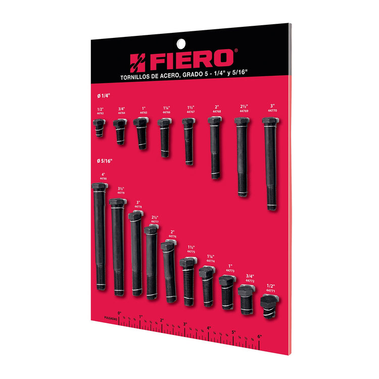 Guía de Tornillería Fiero: Grados de Acero y Tipos de Rosca | Ferretería Femayo