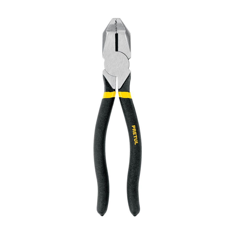 Pinza para electricista 8' uso rudo, mango de PVC, Pretul Caja con 6, 22606