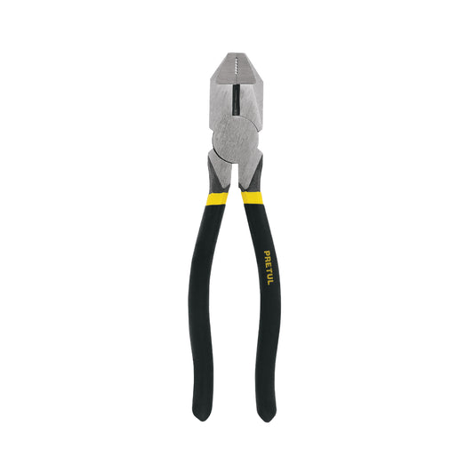 Pinza para electricista 9' uso rudo, mango de PVC, Pretul Caja con 6, 22612