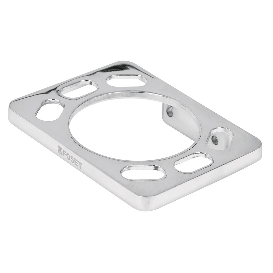 Portavaso cepillero, metálico, cromo, BASIC Caja con 4, 49610