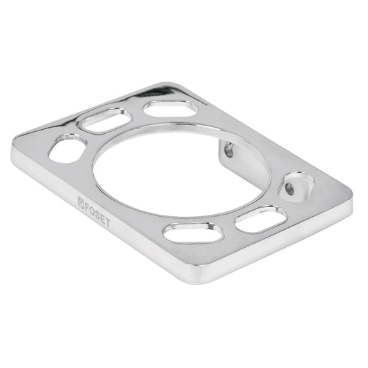 Portavaso cepillero, metálico, cromo, BASIC Caja con 4, 49610