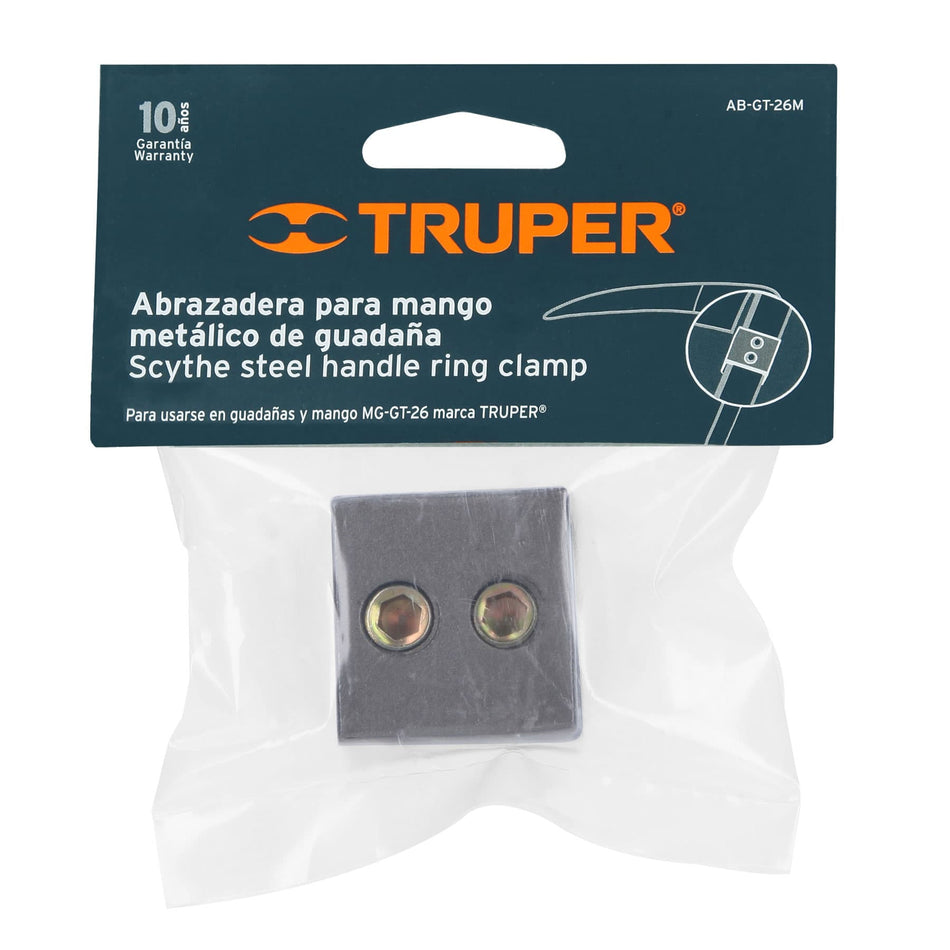 Abrazadera para mango de acero para guadaña, Truper Caja con 6, 11151