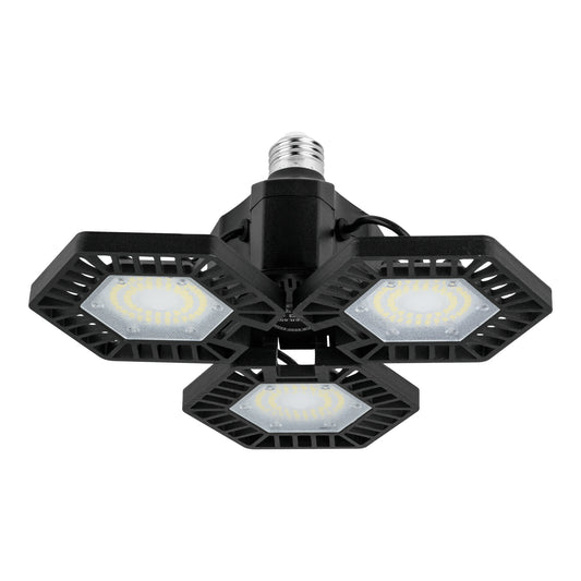 Luminario de LED 65 W, aluminio con 3 paneles abatibles Caja con 2, 46587