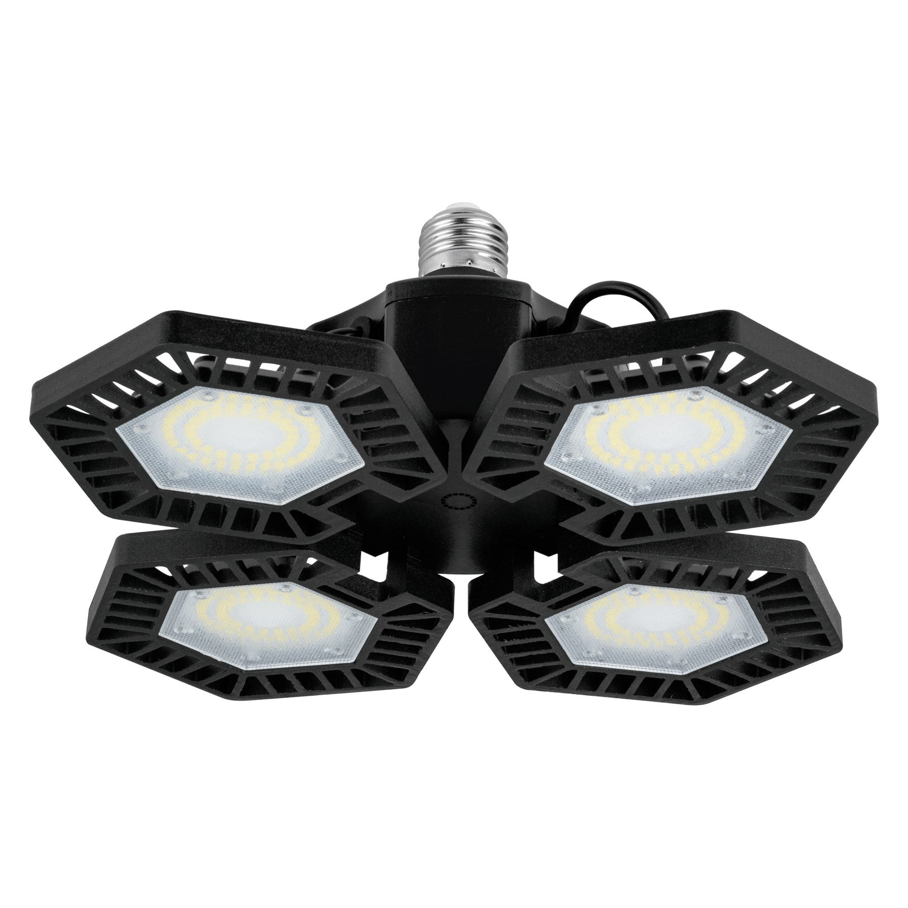 Luminario de LED 100 W, aluminio con 4 paneles abatibles, 46588