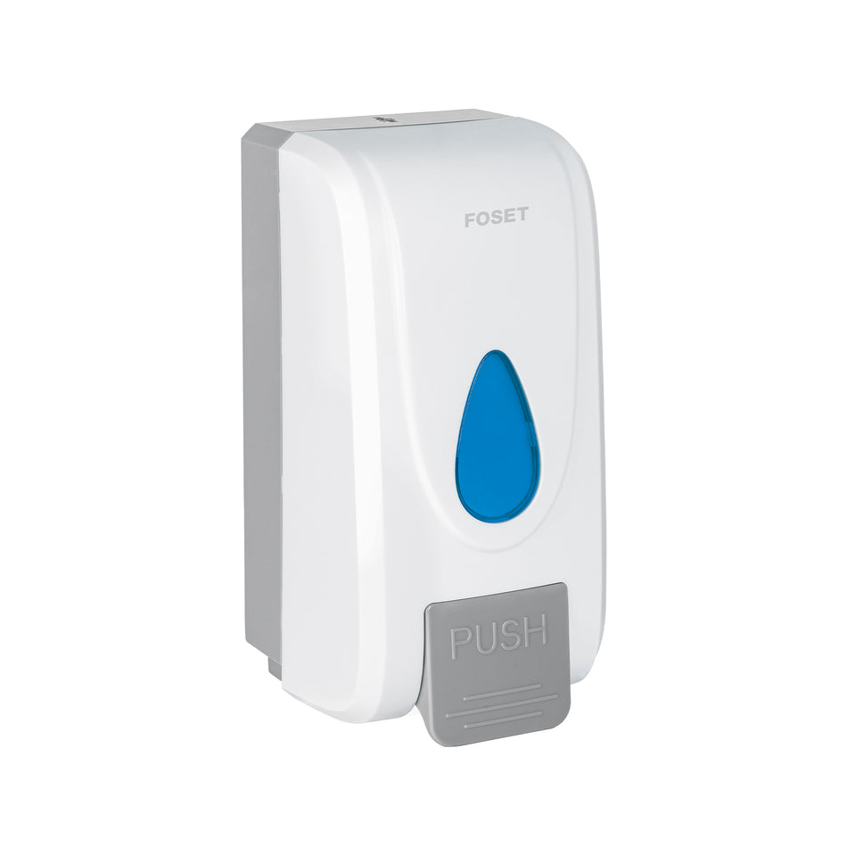 Dosificador de ABS para jabón espuma, blanco, FOSET, 45856