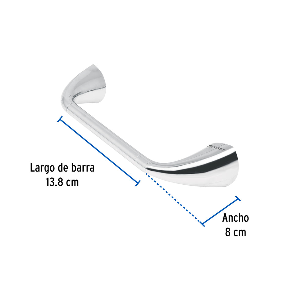 Portarrollo con barra de acero inoxidable, Foset Aero Caja con 4, 49634