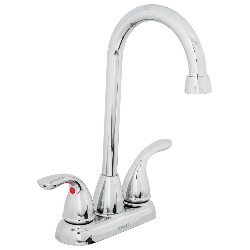 Mezcladora 4' cuello tipo bar para lavabo, Foset Aero, 49766