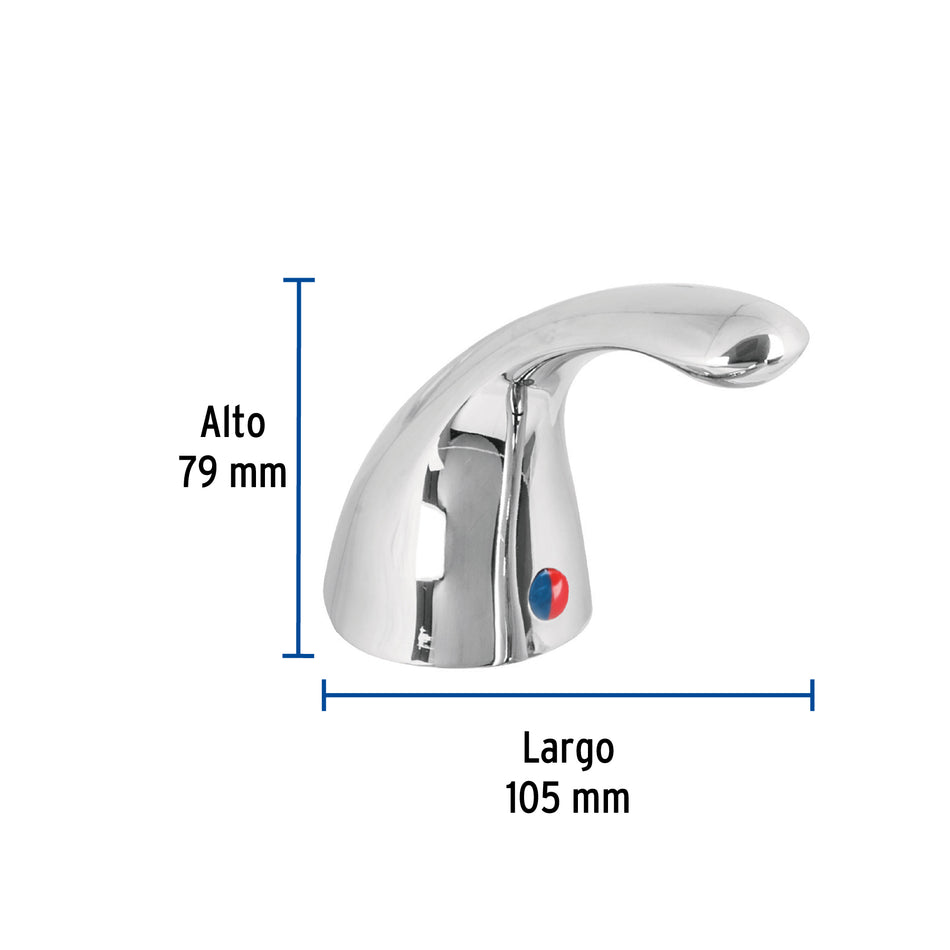 Maneral de palanca p/monomando de lavabo AEM-44, cromo, Aero Caja con 4, 45239