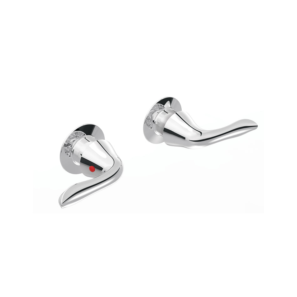 Juego manerales para regadera, cromo, FOSET AERO, 44905