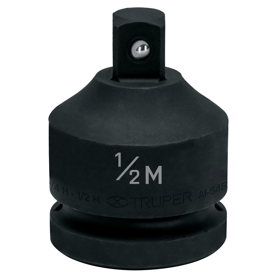 Adaptador de Impacto 3/4' (H) x 1/2' (M), Truper Caja con 6, 100949