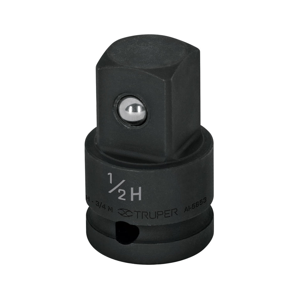 Adaptador de impacto 1/2' (H) x 3/4' (M), Truper Caja con 6, 100907