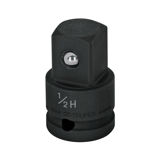 Adaptador de impacto 1/2' (H) x 3/4' (M), Truper Caja con 6, 100907