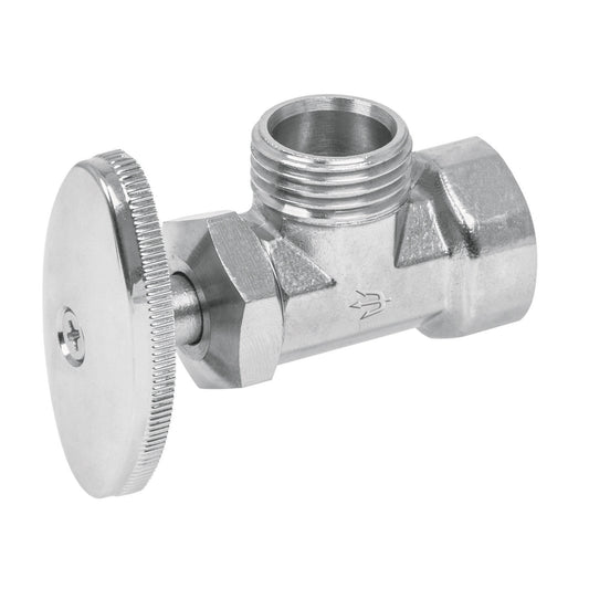 Llave angular de 1/2', de compresión, blíster, FOSET Caja con 6, 49103
