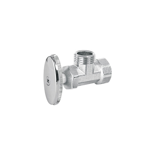 Llave angular de 1/2', de compresión, BASIC Caja con 12, 45403