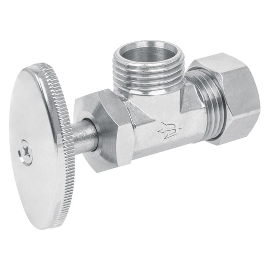 Llave angular de 1/2', de compresión, barrilito, blíster Caja con 6, 49104