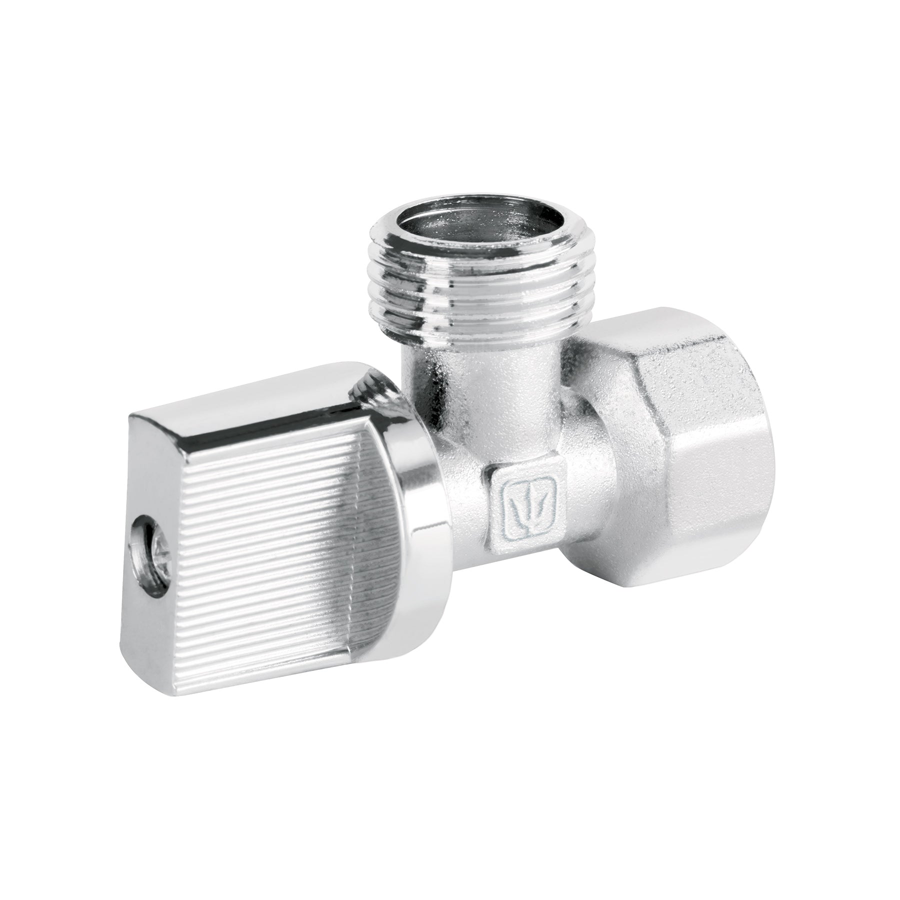 Llave angular de 1/2', 1/4 de vuelta, FOSET BASIC Caja con 12, 48028