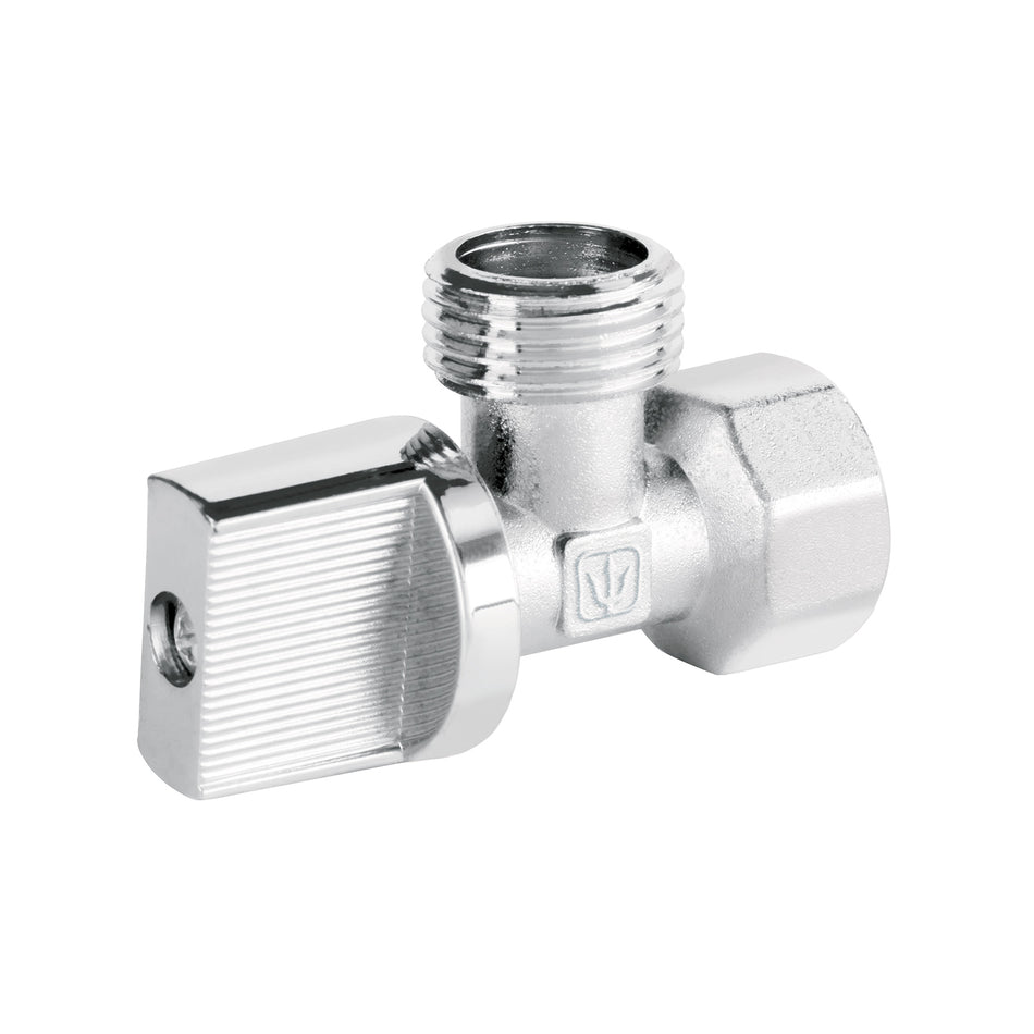 Llave angular de 1/2', 1/4 de vuelta, FOSET BASIC Caja con 12, 48028