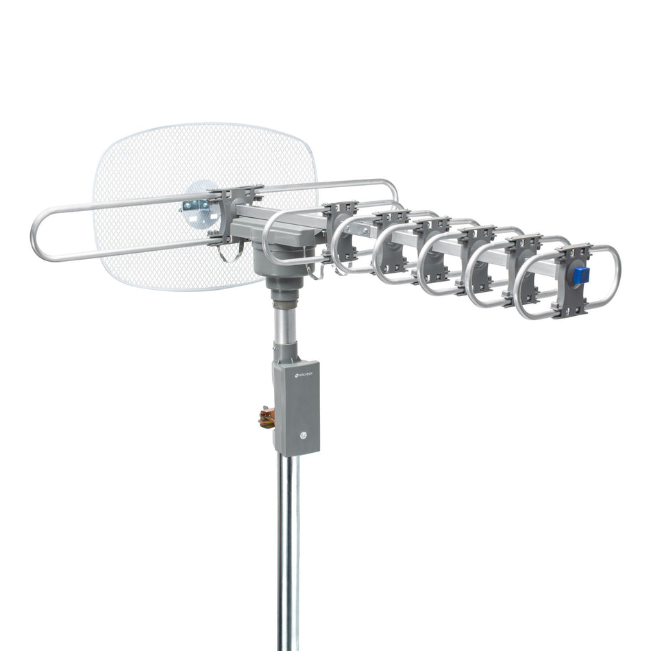 Antena aérea para TV HD, giratoria 360° con control y cable Caja con 2, 48114